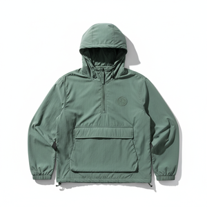 Custom Logo Waterproof Lightweight <b>Men</b> <b>Pullover</b> Anorak Hooded Windbreaker <b>Jacket</b> Outdoor Running Athletic Streetwear Coat Top - Product Image 6