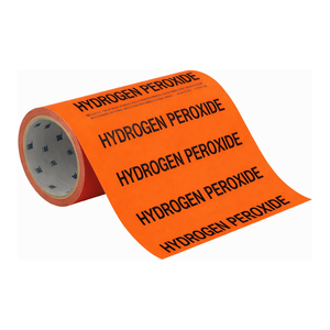 Brady Flexible Hydrogen Peroxide Pipe <b>Marker</b> <b>for</b> Laboratory and Chemical <b>Plant</b> Piping - Product Image 3