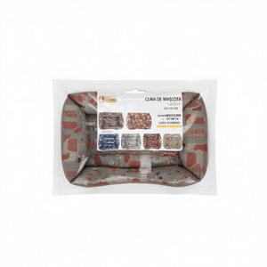 Cuccia per Cani Yommy 65x88cm in Tessuto di Cotone Stampato - Product Image 2
