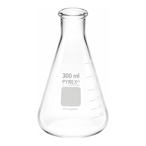 Frasco Erlenmeyer de Vidrio Borosilicato Corning para PYREX de 2000 ml, Boca Estrecha, Borde Reforzado para Uso en Laboratorio - Product Image 2