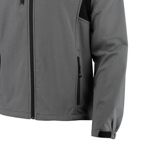 Chaqueta Softshell de Invierno Personalizada con Cuello Alto y Logotipo Frontal Reflectante, Resistente al Viento e Impermeable, Proveedor OEM - Product Image 5