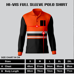 Chemises Polo de Travail à Manches Longues pour Hommes, Personnalisées en Gros, Bicolores, Haute Visibilité, Respirantes, Certifiées CE - Product Image 6