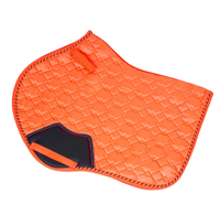 Ensemble de tapis de selle matelassé de qualité supérieure pour cheval avec bonnet d'oreille assorti |   Tapis de selle d'équitation |   Saut et dressage respirants