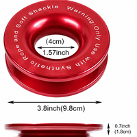 Kit de récupération tout-terrain robuste avec manille souple synthétique 41000 LBS et anneau de récupération, pour treuil, corde de récupération, équipement de récupération pour Jeep, SUV, camion, véhicule 4x4
