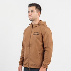 Custom Logo Windbreaker <b>Jacket</b> Men Women Lightweight Waterproof Outdoor <b>Jacket</b> 100% Nylon <b>Rain</b> Water Resistance <b>Hood</b> <b>Jackets</b> - Product Image 6