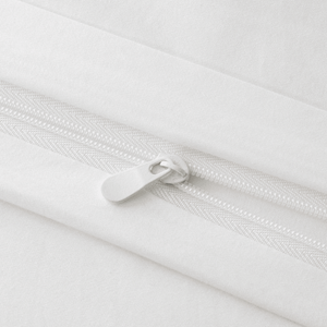 "4-Piece Oversized White Microfiber Duvet <b>Cover</b> Set with 2 Pillowcases for <b>Bed</b>" - Product Image 6