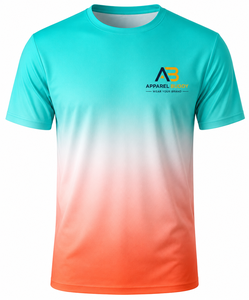 Camiseta de Manga Corta Casual para Hombre, Marca AMY, 100% Algodón, Cuello Redondo, con Relieve, Transpirable, Corte Regular, Personalizable con Logotipo, Venta al Por Mayor - Product Image 2