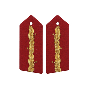 Patchs personnalisés Gorget pour services d'incendie, style vintage, en velours appliqué, avec fils tressés, écologiques - Product Image 1