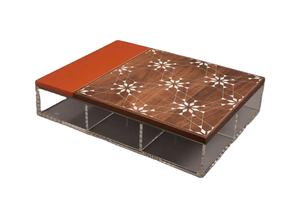 Elegant <b>Wooden</b> Acrylic Sweet <b>Box</b> Set with Mother of Pearl Inlay Design for Ramadan Kareem Gifts and Home Celebration Use - Product Image 3