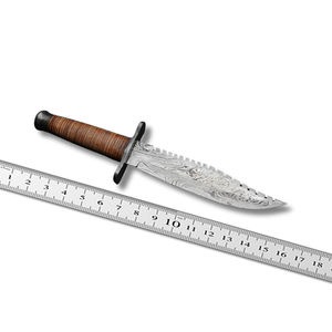 Cuchillos de Caza de Acero de Damasco de Primera Calidad, Mango Cómodo, Cuchillo Skinner de Alta Dureza, Cuchillo de Caza para Exteriores - Product Image 5