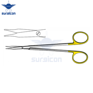 Ciseaux chirurgicaux Reynolds 11 cm (4-1/4 pouces) droits à bout arrondi en acier inoxydable, ciseaux de précision pour interventions générales - Product Image 3