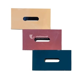 Caja de pañuelos de madera hecha a mano, estilo nórdico, diseño lacado colorido, ecológica, duradera, forma rectangular, impermeable, para el hogar - Product Image 2