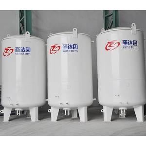 Réservoirs de stockage de carburant en acier inoxydable industriel, longue durée de vie, revêtement résistant aux intempéries pour pompe à azote liquide extérieure et intérieure - Product Image 4