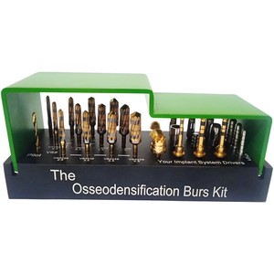 Kit de fraises dentaires pour osseodensification, ensemble de 29 pièces pour chirurgie implantaire manuelle, système d'expansion et de densification osseuse - Product Image 4