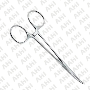 Pinces à moustiques courbées manuelles AHI en acier inoxydable allemand de haute qualité, à usage chirurgical, avec verrouillage, réutilisables, certifiées CE - Product Image 3