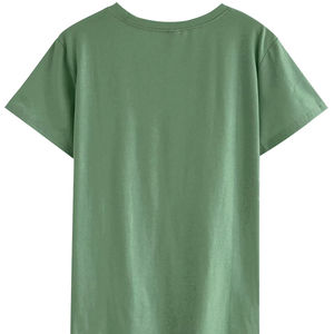 Camisetas de Algodón Blancas de Manga Corta para Mujer, al por Mayor, Ecológicas, con Apliques, Estilo Urbano, Calidad Premium, Casuales, de Verano - Product Image 2