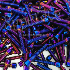Kit de boulons en titane GR5 pour la modification de la moto tout-terrain Surron LBX Light Bee X Ultra Bee, arc-en-ciel, bleu brûlé, noir, or M5 M6 M10 M12 - Product Image 3