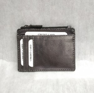 Leather Card <b>Holder</b> RFID Block Zipper Coin Purses Pocket <b>Wallets</b> Light Weight PVC Lining Fashionable Travel Business Wholesale - Product Image 5
