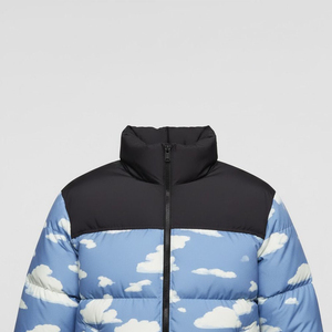 Customizable Eco-Friendly Streetwear <b>Utility</b> Puffer <b>Jacket</b> for <b>Men</b> Winter Outdoor Waterproof Plus Size Heavy Duty Parka Top - Product Image 2