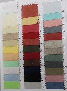Tissu de draperie de haute qualité en lin blanc, tissu de rideau en satin de polyester, tissu tissé, fournisseur en gros - Product Image 3