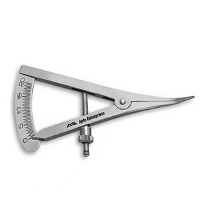 Calibre Castroviejo angulaire 3,5 pouces, instrument de mesure pour cartographie osseuse, échelle 0-20 mm, précision dentaire, chirurgicale, orthopédique - Product Image 4