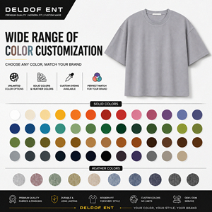 T-shirt a Costine Personalizzata all'Ingrosso, Maglietta a Maniche Corte con Scollo a O in Maglia a Costine, T-shirt Unisex con Logo Personalizzato e Spalle Cadenti, Magliette Bianche per Uomo - Product Image 5