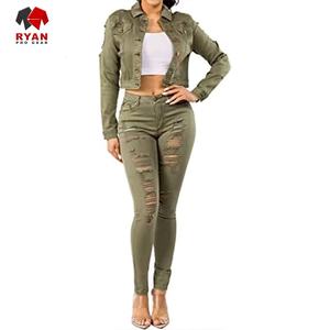 Ryan Pro Gear <b>Customized</b> <b>Denim</b> <b>Jacket</b> For Women Breathable and Comfortable Fabric with <b>Customized</b> Logo OEM Design - Product Image 6