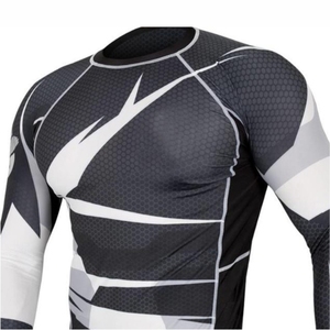 Kimono de Jiu Jitsu, Camiseta de Manga Larga para Artes Marciales, Compresión, Impresión Completa, Camiseta de Boxeo, MMA, Bjj, Rash Guard Fortleo - Product Image 2