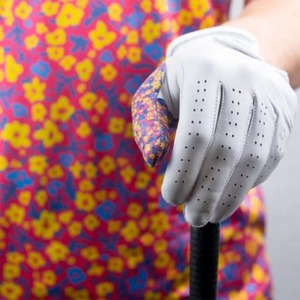 ถุงมือกอล์ฟหนังแพะสีขาวสำหรับผู้ชาย ยี่ห้อ DARIB IMPEX แบบสวมครึ่งนิ้ว ระบายอากาศได้ดี พร้อมลายนูน - Product Image 5