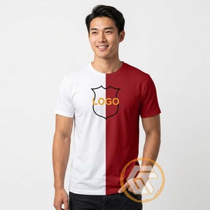เสื้อยืดฟลีซคอตตอนอัลฟ่า พิมพ์ลายด้วยความร้อนด้านหน้า สำหรับชมรมนักเรียน/นักกีฬา ระบายอากาศได้ดี แห้งเร็ว แขนสั้น ทรงปกติ - Product Image 2