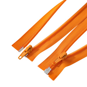 Custom Two-Way Nylon <b>Zipper</b> Assorted Sizes #3 to #10 for Sportswear and Luggage, Custom Options Available - Product Image 2