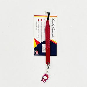 Pince à cils professionnelle Somofy Enterprises en acier inoxydable avec logo personnalisé, pince à cils à 90 degrés, breloque chat, durable - Product Image 5