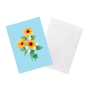 Carte de vœux Fleur de Soleil personnalisée, carte pop-up 3D avec enveloppe pour anniversaire ou événements de la Saint-Valentin, thème floral, artisanat en papier - Product Image 6