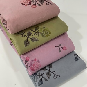 Tissu brodé multi-embroideries de qualité supérieure pour femmes, tissu de créateur, tissu de soirée, textile brodé de luxe, doux - Product Image 1