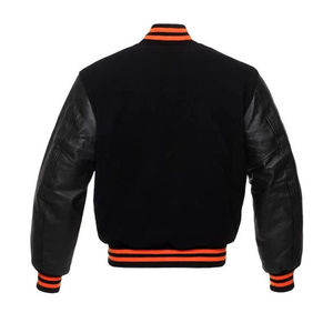 New Arrival <b>Top</b> Design Varsity Jacket Wool Body Genuine Leather Arms Letterman Jacket College Varsity Jackets - Product Image 2