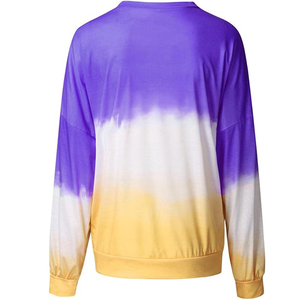 Sudadera con Capucha Extra Grande para Mujer, Informal, de Invierno, con Estampado por Sublimación y Bordado, de Algodón y Felpa, con Logotipo Frontal - Product Image 3