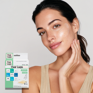 LAB20 Patchs Hydrocolloïdes Anti-Imperfections, Grandes Feuilles Rondes, Traitement Corporel Imperméable Contre l'Acné, Lot de 5 - Product Image 1