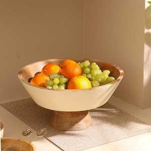 Finished Carving Design Wooden Bowl Minimalist Design Uncoated Wood Craft For Food Serving Home Decor Acacia Wood Bowls - Product Image 3