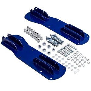 Set di staffe e bulloni per sedile terza fila per Jeep Wrangler JK Unlimited 2007-2018, con portapacchi e staffa - Product Image 1