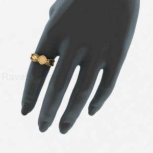 Solid 925 Silver 14k Gold Plated 6mm Round <b>Blank</b> Bezel Cup Designer <b>Ring</b> Cabochon Setting DIY Keepsake Resin CZ Jewelry Findings - Product Image 6