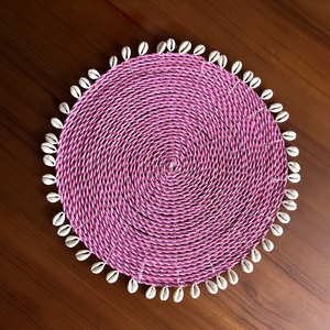 Eco-friendly Bohemian Seagrass Charger Plate <b>Wall</b> Decoration Flower Placemat Home <b>Table</b> Mats 35cm Diameter OEM Made Vietnam HNH - Product Image 4