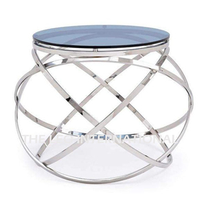 <b>Coffee</b> <b>Table</b> Aluminum Clear Glass Material Best New Nesting Solid Smart Top <b>Rustic</b> Living Room <b>Coffee</b> <b>Table</b> - Product Image 4
