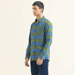 Chemise en flanelle décontractée de qualité supérieure 100% coton pour hommes, prix de gros, chemise décontractée pour hommes, vêtements de mode - Product Image 5