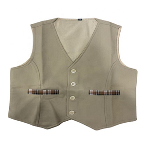 Mens Traditional Tartan <b>Vest</b> Plaid Waistcoat Adjustable Back Vintage Style Formal <b>Vest</b> For Special Occasions And Events - Product Image 3