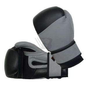 Guantes de boxeo de cuero auténtico de vaca para Muay Thai, MMA, guantes de medio dedo, guantes de boxeo al por mayor - Product Image 6