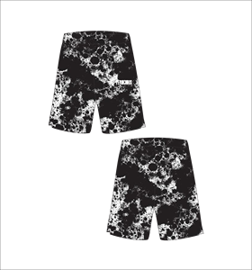 Pantalones Cortos Casuales Elásticos de Talle Medio con Diseño Estampado de Puntos para Hombre de Tallas Grandes Ferocious Clothing - Product Image 1