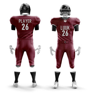 Uniforme de Fútbol Americano Personalizado al por Mayor para Hombre, Jersey y Pantalones Sublimados, Elásticos en 4 Direcciones, Transpirables, de Secado Rápido, Ropa Deportiva para Equipos - Product Image 6