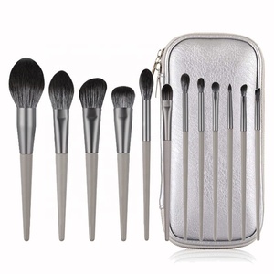 Profesional Best High End 12PCS Grey Brush Set Cosmético Grey Makeup Brush con cerdas suaves - Product Image 1