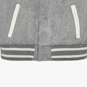 แจ็คเก็ตเลตเตอร์แมนผู้หญิงรุ่นใหม่ปี 2026 ผ้าฝ้ายระบายอากาศดีบุด้วยผ้าขนสัตว์ด้านในแบบเย็บติดกัน - Product Image 6