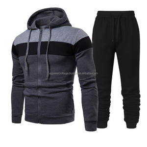Haute qualité Slim Fit hommes Jogging costumes nouveautés broderie personnalisée Streetwear formation ensemble taille XL imprimé à capuche chemise - Product Image 3